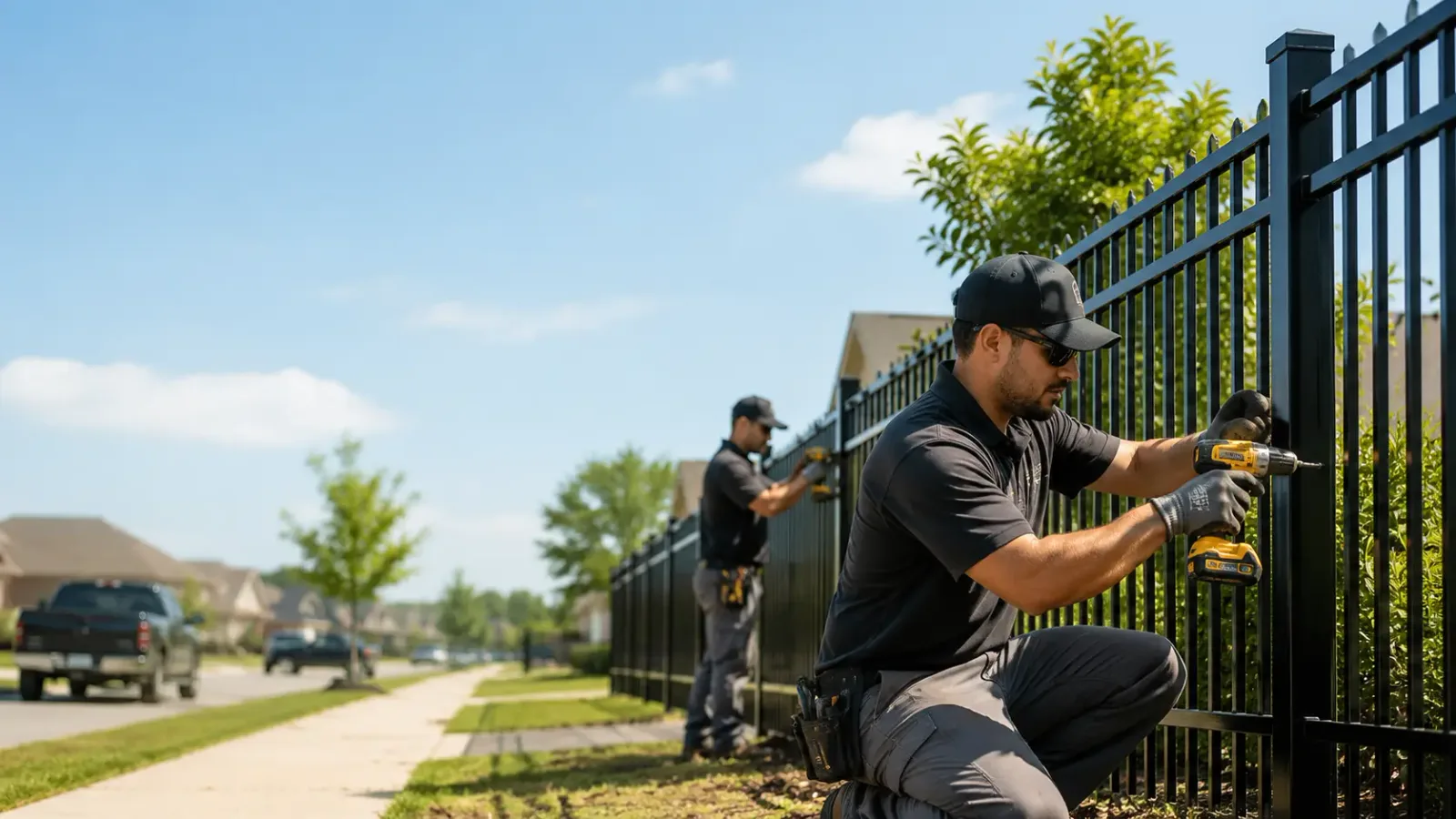Metal Fence Installation in Concho, OK